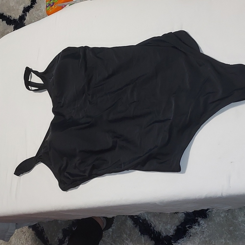 AZUR women's swimsuit 1 piece black size 2x